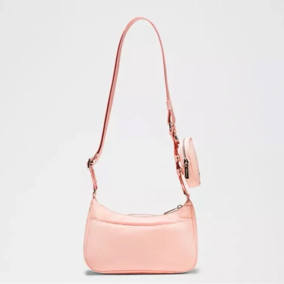 Lululemon Crossbody Bag w/ Nano Pouch 2L NWT Flush Pink 🎀 - Picture 2 of 9